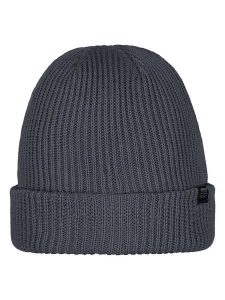 Barts Czapka "Ghenti" w kolorze antracytowym rozmiar: onesize. Czarne czapki Barts, z aplikacjami, z bawełny. Za 86,78 zł.