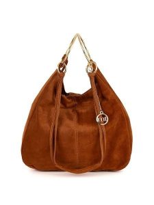 Mia Tomazzi Skórzana torebka "Tarabella" w kolorze jasnobrązowym - 34 x 30 x 11 cm rozmiar: onesize. Brązowe torebki klasyczne Mia Tomazzi, bez wzorów, z materiału, przez ramię, bez dodatków. Za 245,38 zł.