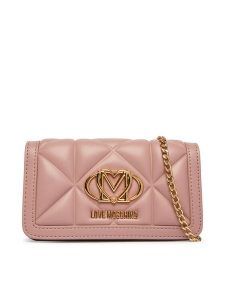 LOVE MOSCHINO Torebka JC5640PP0OLC0600 Różowy. Czerwone torebki wieczorowe LOVE MOSCHINO, bez wzorów, ze skóry, bez dodatków. Za 699,99 zł.