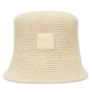 Kapelusz Calvin Klein. Brązowe kapelusze Calvin Klein, bez wzorów. Za 119,99 zł.