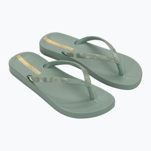 Japonki damskie Ipanema Mesh IX. Brązowe klapki Ipanema, bez wzorów, z meshu, bez obcasa. Za 79,99 zł.