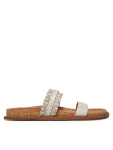 MICHAEL Michael Kors Klapki Mandy 40S5MAFS3L Écru. Klapki MICHAEL Michael Kors, bez wzorów, z materiału, bez obcasa. Za 399,99 zł.