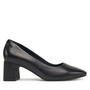 Czółenka Clarks. Czarne czółenka Clarks, bez wzorów, bez obcasa, bez zapięcia. Za 349,99 zł.