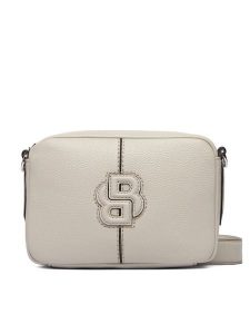 BOSS Torebka Anett New Crossbody 50557914 Szary. Szare torebki klasyczne Boss, bez wzorów, ze skóry, bez dodatków. Za 699,99 zł.