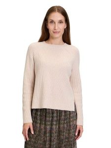 CARTOON Sweter w kolorze beżowym rozmiar: 40. Brązowe swetry oversize Cartoon, bez wzorów, bez ramiączek. Za 86,99 zł.