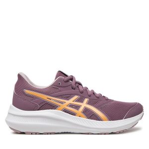 Buty do biegania Asics. Fioletowe buty sportowe ASICS, bez wzorów, bez zapięcia, do biegania. Za 189,99 zł.