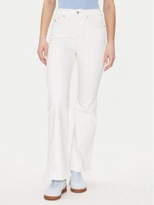 Tommy Jeans Jeansy Sylvia Hgh Flr Bg4293 DW0DW20032 Biały Regular Fit. Białe jeansy Tommy Jeans, bez wzorów, z bawełny. Za 239,99 zł.