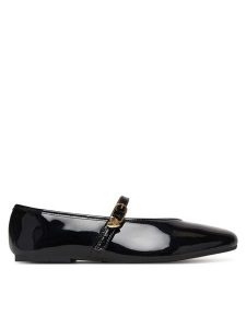 LOVE MOSCHINO Baleriny JA11101G1OIH0000 Czarny. Czarne balerinki LOVE MOSCHINO, bez wzorów, ze skóry, bez obcasa, bez zapięcia. Za 430,99 zł.