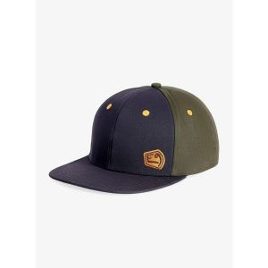 Czapka z daszkiem E9 Quarty - blue/green. Niebieskie czapki E9, bez wzorów. Za 118,99 zł.