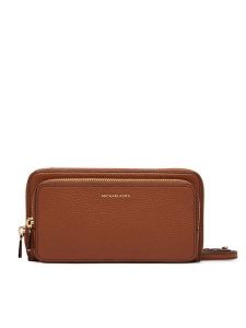 MICHAEL Michael Kors Torebka 32F5GJ6C7L Brązowy. Brązowe listonoszki MICHAEL Michael Kors, bez wzorów, ze skóry, bez dodatków. Za 551,99 zł.