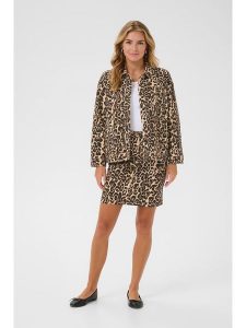 Kaffe Kurtka dżinsowa w kolorze beżowym rozmiar: 42. Brązowe kurtki Kaffe, bez wzorów, bez kaptura. Za 165,99 zł.