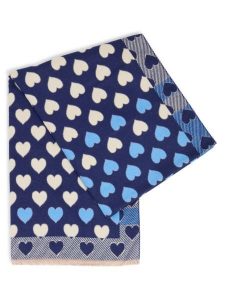 Marie Lund Szalik Kobiety wiskoza niebieski|wielokolorowy|biały, ONE SIZE. Białe szaliki Marie Lund, bez wzorów, z wiskozy. Za 119,95 zł.