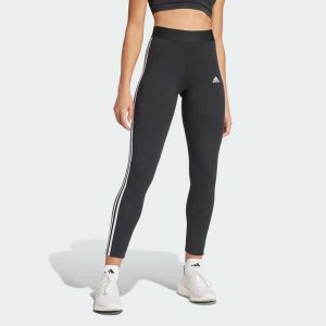 Legginsy LOUNGEWEAR Essentials 3-Stripes. Białe legginsy ADIDAS, z aplikacjami, z bawełny. Za 112,99 zł.
