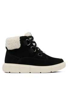 Sorel Trzewiki Explorer™ III Nw Lace Wp 2077961010 Czarny. Czarne botki Sorel, bez wzorów, ze skóry, bez obcasa, na płaskiej podeszwie, bez zapięcia. Za 489,99 zł.
