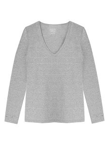 Claesens Koszulka w kolorze szarym rozmiar: M. Szare bluzki Claesens, m, bez wzorów, z bawełny, bez kołnierzyka, bez ramiączek. Za 70,24 zł.