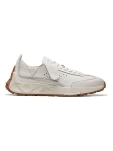 Clarks Skórzane sneakersy "Lea" w kolorze białym rozmiar: 40. Białe trampki Clarks, bez wzorów, bez zapięcia. Za 237,17 zł.