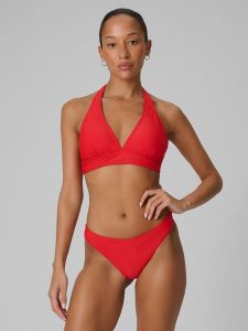 4F Góra od bikini damska - czerwona XXL. Czerwone bikini 4f, bez wzorów. Za 69,99 zł.