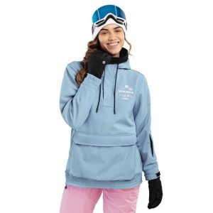 Kurtka snowboardowa Damska W3-W Prags. Niebieskie kurtki SIROKO, m, bez wzorów, z softshellu, bez kaptura. W wyprzedaży za 297,00 zł.