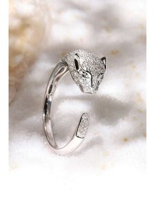 Maison héritage PARIS Złoty pierścionek "Mafdet" z diamentami rozmiar: 56. Szare pierścionki Maison héritage PARIS, z diamentem, złote. Za 3 827,99 zł.