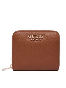 Guess Portfel Gregoria Slg SWBG85 46137 Brązowy. Brązowe portfele Guess, z aplikacjami, ze skóry. Za 219,99 zł.
