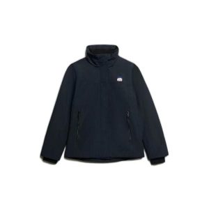 Kurtka damska Superdry Shell. Niebieskie kurtki Superdry, bez wzorów, bez kaptura. Za 416,35 zł.