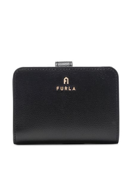 Furla Portfel Camelia WP00315-ARE000-O6000-1-007-20-CN-P Czarny. Czarne portfele Furla, bez wzorów, ze skóry. Za 419,99 zł.