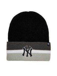 47 Brand Czapka MLB New York Yankees Split Cuff 47 B-SPLCC17ACE-BK Czarny. Czarne czapki 47 Brand, bez wzorów, z materiału. Za 149,99 zł.