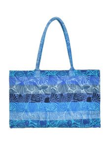 BLE Shopper bag w kolorze niebieskim - 58 x 32 cm rozmiar: onesize. Niebieskie shopper bag BLE, bez wzorów, z materiału, na ramię, bez dodatków. Za 56,45 zł.