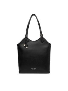 Nine West Torebka CEO-Sensa-LDA8373 Czarny. Czarne shopper bag Nine West, bez wzorów, z materiału, bez dodatków. Za 199,99 zł.