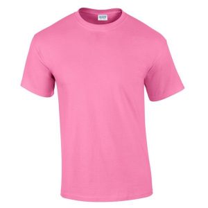 Ultra Bawełniana Koszulka Unisex Dla Dorosłych. Fioletowe bluzki GILDAN, l, bez wzorów, z bawełny, sportowe, bez kołnierzyka, bez ramiączek. Za 34,99 zł.