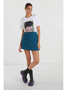 Rich & Royal Spódnica w kolorze niebieskim rozmiar: 36. Niebieskie spódnice Rich & Royal, bez wzorów, mini. Za 144,92 zł.