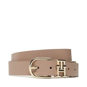 Pasek Damski Tommy Hilfiger. Brązowe paski TOMMY HILFIGER, bez wzorów. Za 339,99 zł.