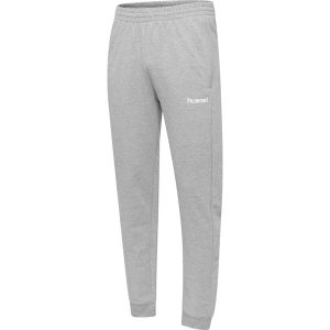 Spodnie dresowe sportowe dla dorosłych Hummel Go Cotton Pant. Szare spodnie dresowe Hummel, bez wzorów, z dresówki, sportowe. Za 151,00 zł.