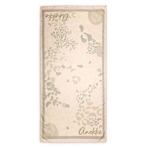 Szal damski Anekke, wykonany z lekkiego materiału tekstylnego elegancki i wzorzysty, beżowy, 42480-061. Brązowe szaliki Anekke, bez wzorów. Za 119,00 zł.