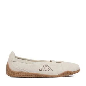 Baleriny Kappa. Brązowe balerinki Kappa, bez wzorów, bez obcasa, bez zapięcia. Za 179,99 zł.