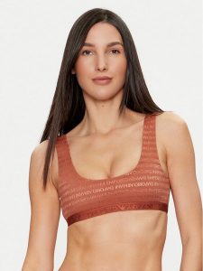 Emporio Armani Underwear Biustonosz top 164232 3F204 01656 Brązowy. Brązowe topy Emporio Armani Underwear, xl, bez wzorów, z syntetyku, bez kołnierzyka, bez ramiączek. Za 169,99 zł.