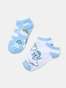 Skarpetki stopki 2 pack Hercules - wielobarwny. Skarpetki Sinsay, bez wzorów. W wyprzedaży za 5,99 zł.