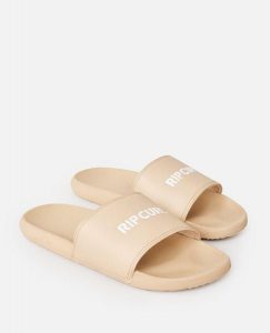 Klapki Rip Curl Classic Bloom. Białe klapki Rip Curl, bez wzorów, z materiału, bez obcasa. Za 129,99 zł.
