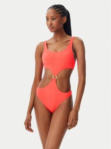 Banana Moon Strój kąpielowy Rolling Scrunch JAA13 Pomarańczowy. Brązowe stroje jednoczęściowe Banana Moon, bez wzorów, z syntetyku. Za 319,99 zł.