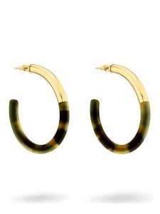 Liebeskind Kolczyki-półkreole rozmiar: onesize. Brązowe kolczyki Liebeskind, ze stali. Za 183,15 zł.