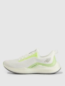 4F Buty treningowe STEP CONTROL 1.0 damskie - białe 38. Białe buty sportowe 4f, bez wzorów, z gumy, bez zapięcia, do biegania. W wyprzedaży za 159,99 zł.