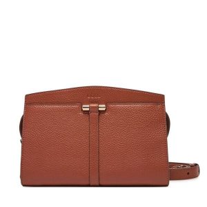 Torebka BOSS. Brązowe torebki klasyczne Boss, bez wzorów, bez dodatków. Za 669,99 zł.