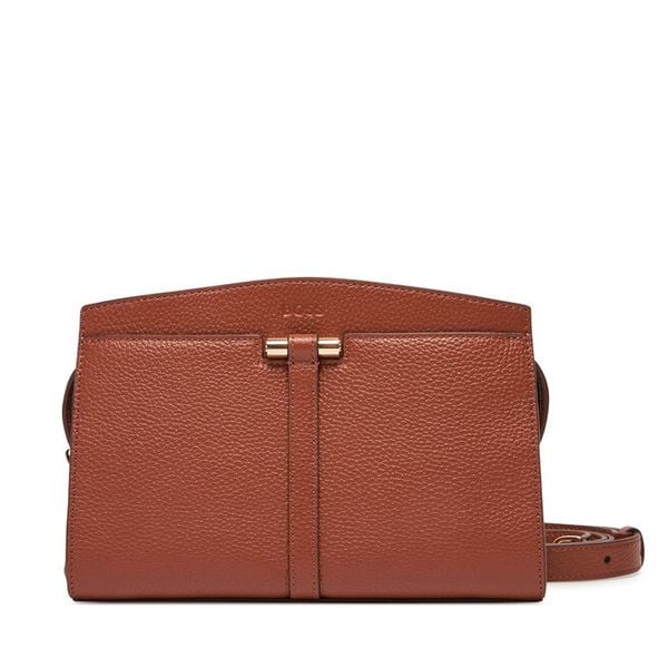 Torebka BOSS. Brązowe torebki klasyczne Boss, bez wzorów, bez dodatków. Za 669,99 zł.