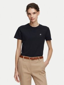 Beverly Hills Polo Club T-Shirt P-SS26W-TS516523 Granatowy Regular Fit. Niebieskie t-shirty Beverly Hills Polo Club, m, bez wzorów, z bawełny, bez kołnierzyka, bez ramiączek. Za 139,99 zł.