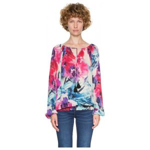Desigual Bluzka Damska Zazil Xs Wielo Barwny. Bluzki marki Desigual. W wyprzedaży za 221,00 zł.