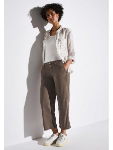 Street One Dżinsy - Comfort fit - w kolorze szarobrązowym rozmiar: W31/L26. Brązowe jeansy Street One, bez wzorów. Za 241,56 zł.