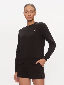 Calvin Klein Jeans Bluza Embro Badge J20J223085 Czarny Regular Fit. Czarne bluzy Calvin Klein Jeans, xl, bez wzorów, z bawełny, bez kaptura. Za 199,99 zł.