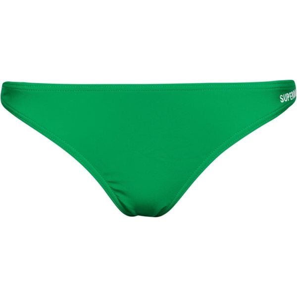 Dół od bikini Superdry Code Essential Bikini Brief. Zielone bikini Superdry, bez wzorów, z elastanu. Za 89,00 zł.