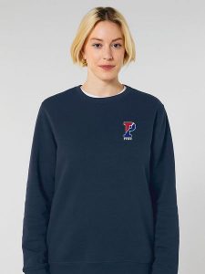 American Universities Bluza "Penn" w kolorze granatowym rozmiar: XXL. Niebieskie bluzy American Universities, xxl, bez wzorów, bez kaptura. Za 83,42 zł.