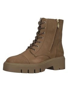 Ara Shoes Skórzane botki w kolorze jasnobrązowym rozmiar: 40. Brązowe botki Ara Shoes, bez wzorów, bez obcasa, bez zapięcia. Za 222,47 zł.